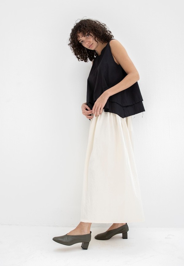 LITTLE CREATIVE FACTORY CRINKLED SKIRT - CREAM LITTLE CREATIVE FACTORY CRINKLED SKIRT - CREAM