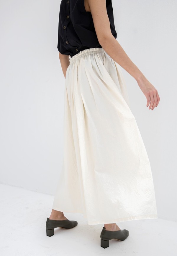 LITTLE CREATIVE FACTORY CRINKLED SKIRT - CREAM LITTLE CREATIVE FACTORY CRINKLED SKIRT - CREAM