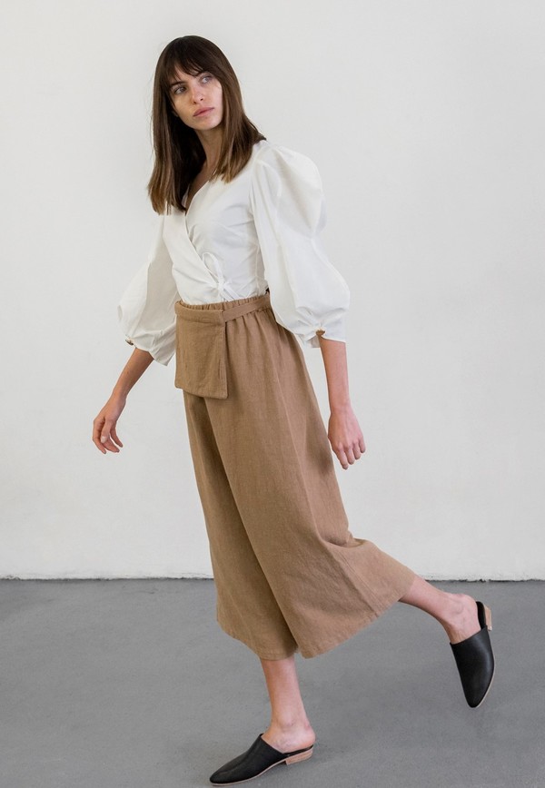 MONICA CORDERA WAIST BAG PANTS - CLAY POT MONICA CORDERA WAIST BAG PANTS - CLAY POT