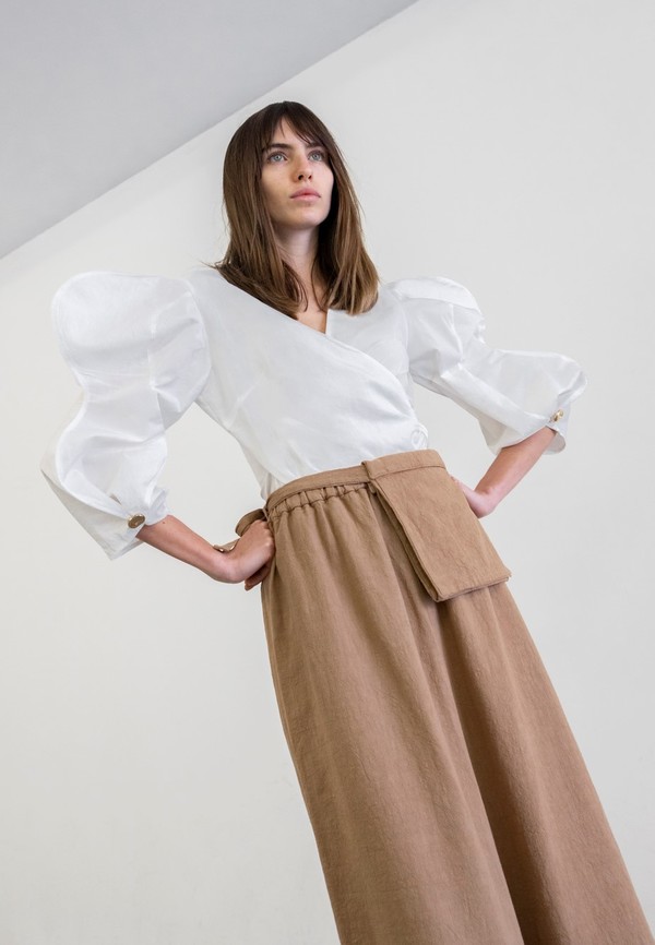 MONICA CORDERA WAIST BAG PANTS - CLAY POT MONICA CORDERA WAIST BAG PANTS - CLAY POT
