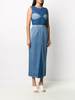 MM6 Maison Margiela Fitted Denim Midi Dress - Thumbnail 1