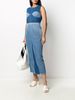 MM6 Maison Margiela Fitted Denim Midi Dress - Thumbnail 2