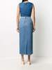 MM6 Maison Margiela Fitted Denim Midi Dress - Thumbnail 3
