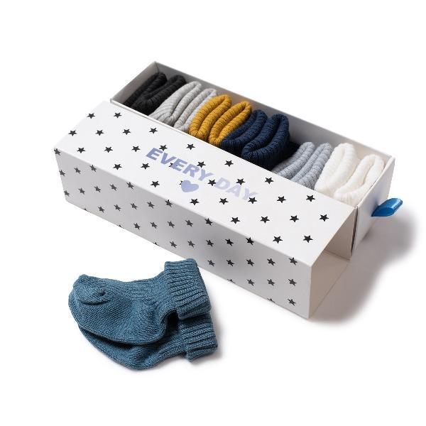 KIDS bonton baby socks set - cozy blue KIDS bonton baby socks set - cozy blue