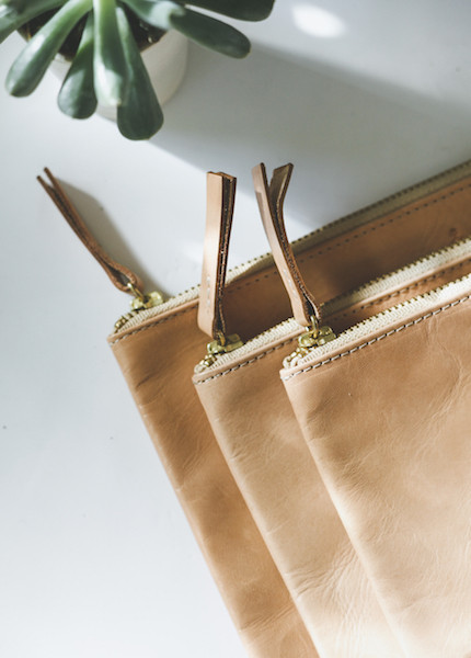 Chamula Veg Tan Pouch in Small, Medium or Large Chamula Veg Tan Pouch in Small, Medium or Large