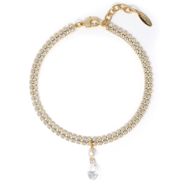Joomi Lim Crystal Choker w/ Crystal Charms Joomi Lim Crystal Choker w/ Crystal Charms