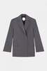 House of Dagmar Charlotte Blazer - grey pinstripe - Thumbnail 4