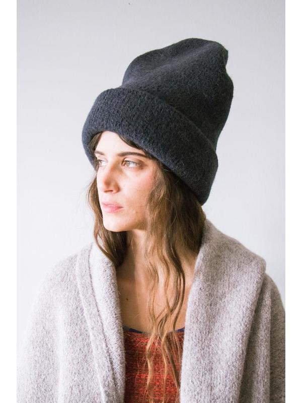 Lauren Manoogian Gray Wool Carpenter Hat Lauren Manoogian Carpenter Hat - Baltic | Garmentory main image 4