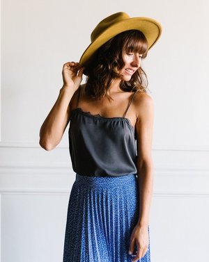GiGi Pip Wes Fedora - Mustard | Garmentory