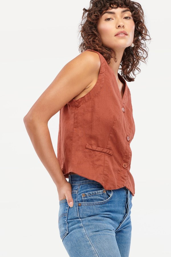 Lacausa Keaton Vest - Sienna Lacausa Keaton Vest - Sienna