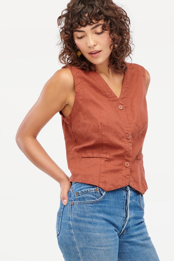 Lacausa Keaton Vest - Sienna Lacausa Keaton Vest - Sienna