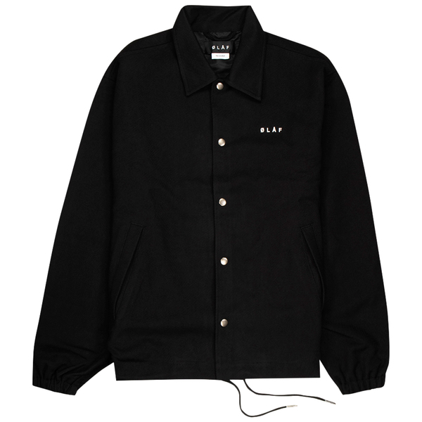 Olaf Hussein Coach Jacket - Black Olaf Hussein Coach Jacket - Black