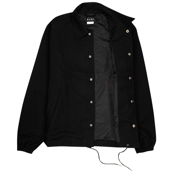 Olaf Hussein Coach Jacket - Black Olaf Hussein Coach Jacket - Black