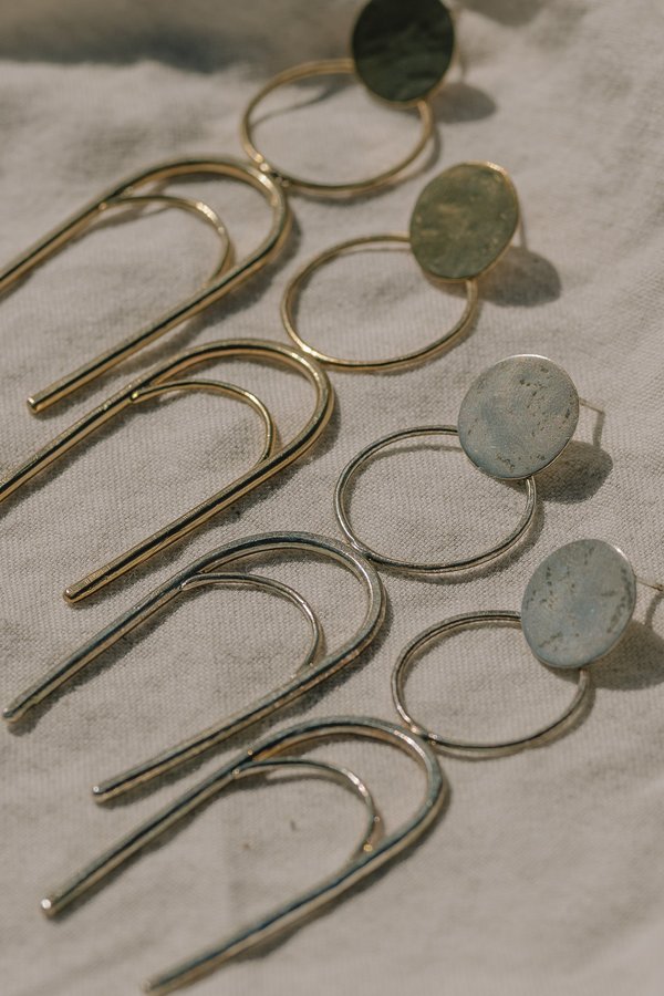 Take Shape Studio Tune the Moon Earrings Take Shape Studio Tune the Moon Earrings