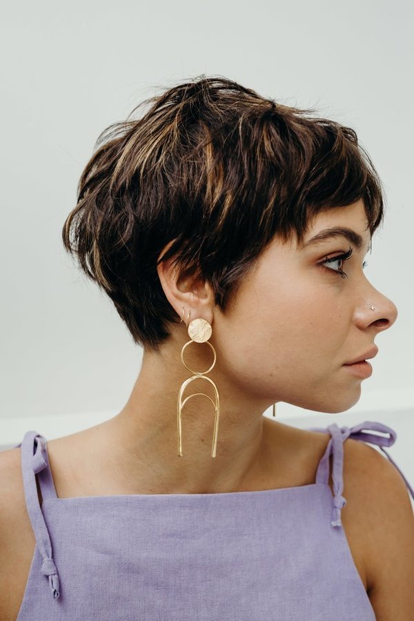 Take Shape Studio Tune the Moon Earrings Take Shape Studio Tune the Moon Earrings