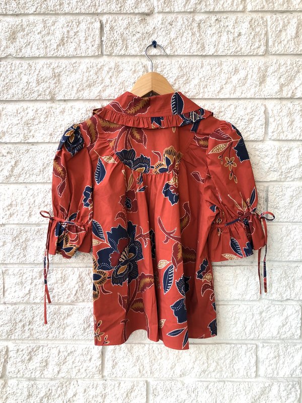 Hunter Bell Mayfair Blouse - Red Willow Hunter Bell Mayfair Blouse - Red Willow