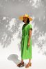 "Intentionally __________." Taye Dress - Green - Thumbnail 5