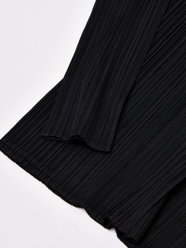 Pleats Please Issey Miyake Basic Shirt - Black Pleats Please Issey Miyake Basic Shirt - Black