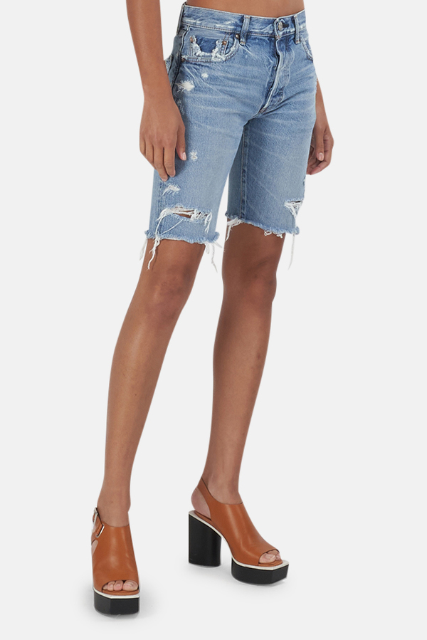 Moussy Trosper Bermuda Shorts - Light Blue Moussy Trosper Bermuda Shorts - Light Blue