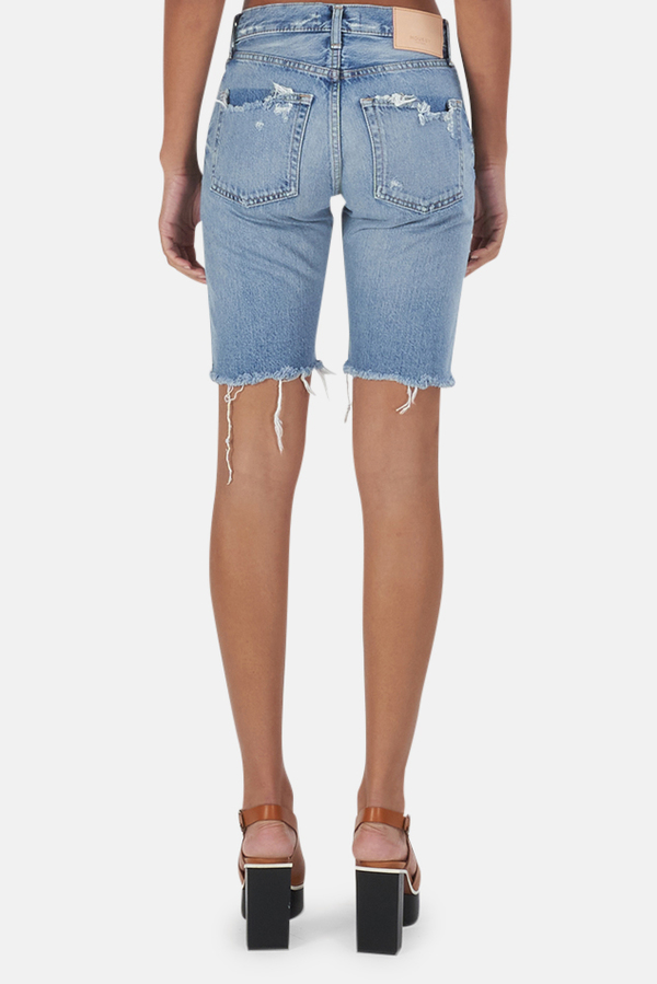 Moussy Trosper Bermuda Shorts - Light Blue Moussy Trosper Bermuda Shorts - Light Blue