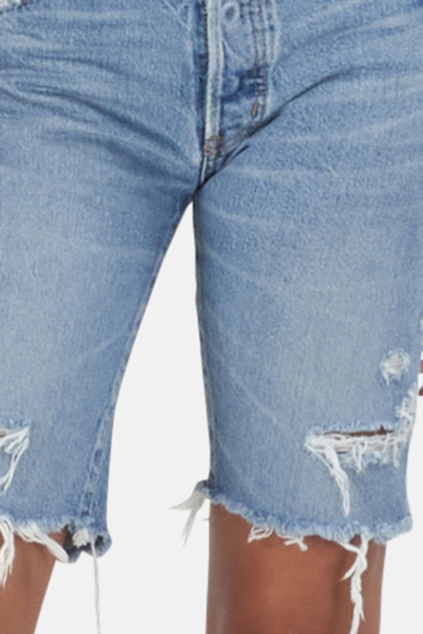Moussy Trosper Bermuda Shorts - Light Blue Moussy Trosper Bermuda Shorts - Light Blue