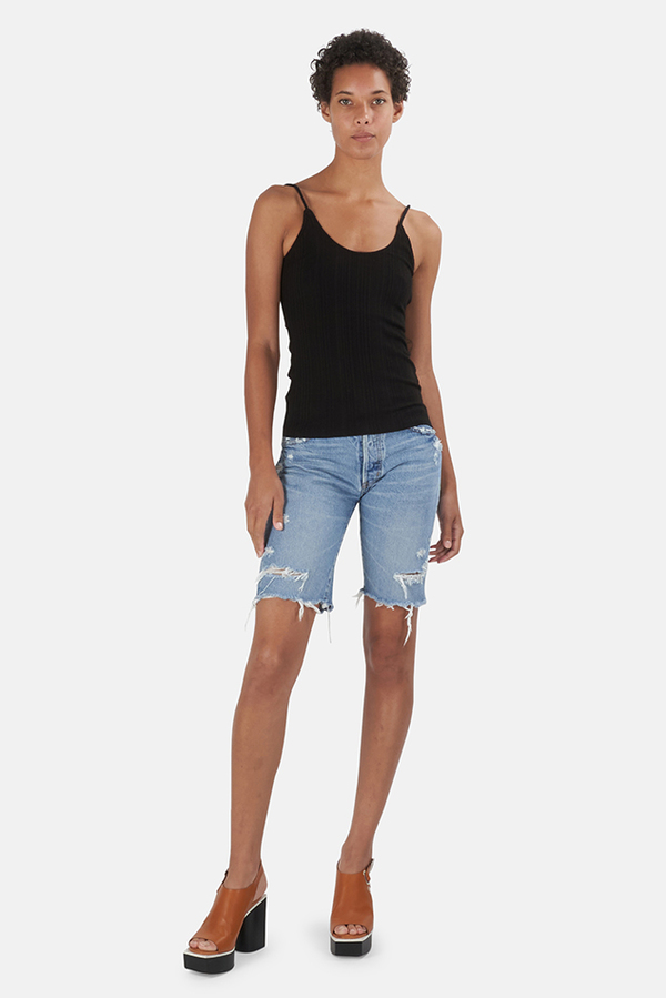 Moussy Trosper Bermuda Shorts - Light Blue Moussy Trosper Bermuda Shorts - Light Blue