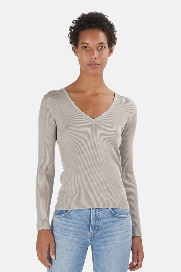 IRO Louyse Sweater - Beige/Stone Grey IRO Louyse Sweater - Beige/Stone Grey