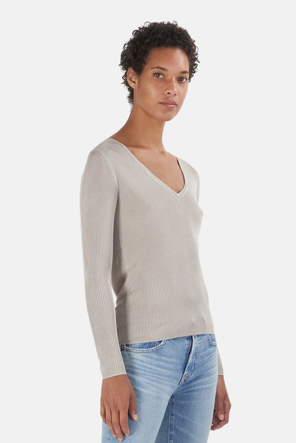 IRO Louyse Sweater - Beige/Stone Grey IRO Louyse Sweater - Beige/Stone Grey