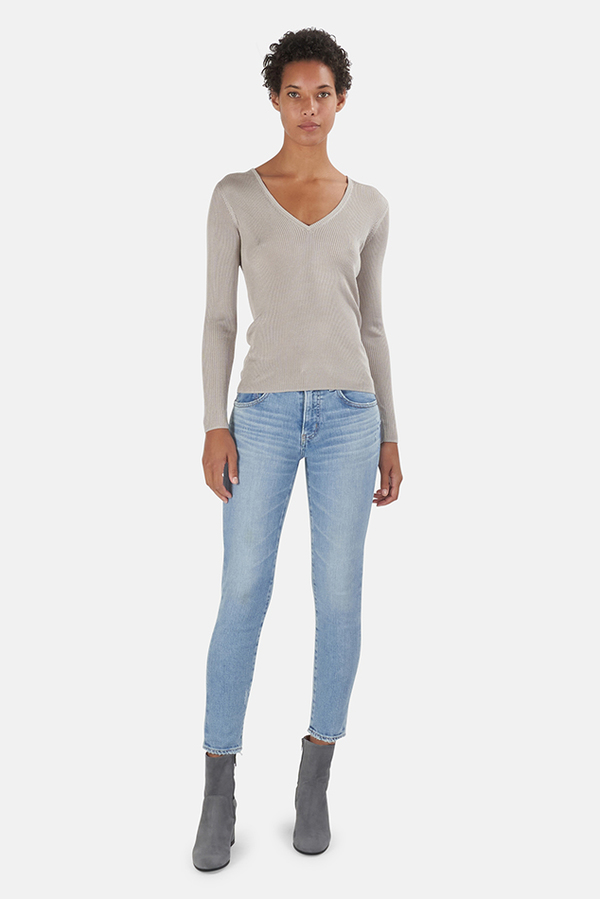 IRO Louyse Sweater - Beige/Stone Grey IRO Louyse Sweater - Beige/Stone Grey