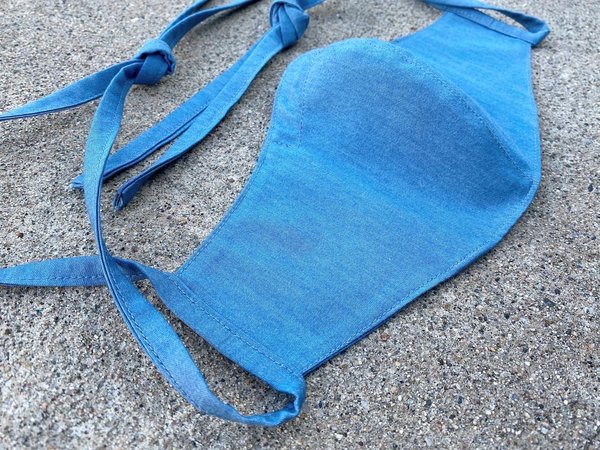 Tony Shirtmakers Caccioppoli LightWEIGHT Denim Face Mask Tony Shirtmakers Caccioppoli LightWEIGHT Denim Face Mask