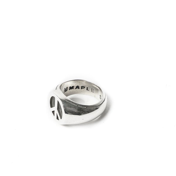 MAPLE PEACE RING - SILVER | Garmentory
