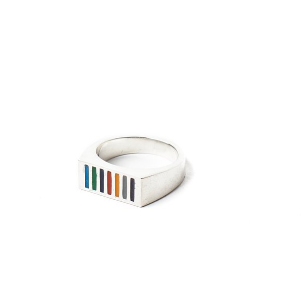Resin ring in Silver 925 and resin