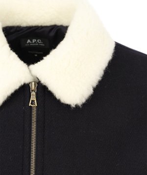 A.P.C. APC Bronze Wool Jacket - Navy 