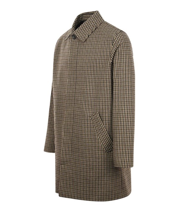A.P.C. Flynn Recycled Wool Mac Jacket - Beige A.P.C. Flynn Recycled Wool Mac Jacket - Beige
