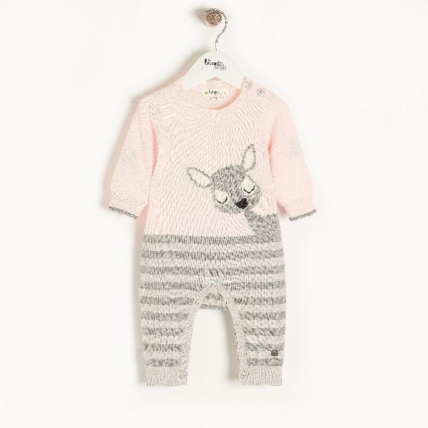 kids the bonnie mob bambi playsuit - pink kids the bonnie mob bambi playsuit - pink