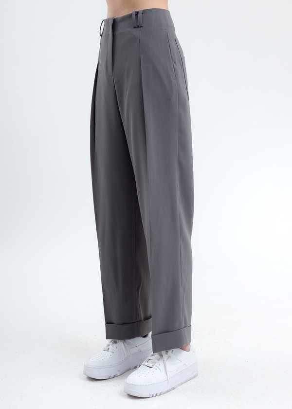 MOON CHOI Archive Back Pocket Trousers - Taupe MOON CHOI Archive Back Pocket Trousers - Taupe