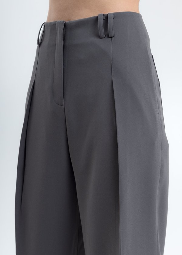 MOON CHOI Archive Back Pocket Trousers - Taupe MOON CHOI Archive Back Pocket Trousers - Taupe
