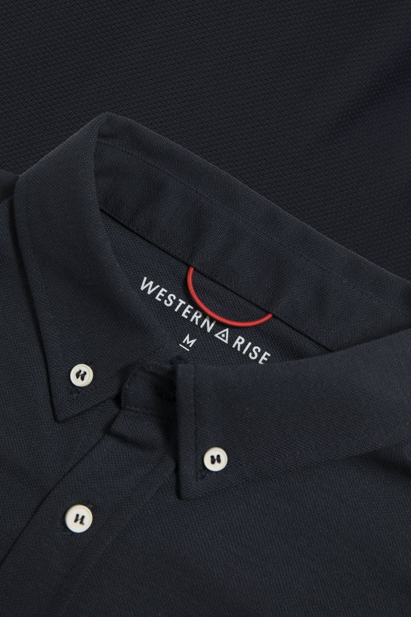 Western Rise Limitless Merino Button-Down Shirt - Navy Western Rise Limitless Merino Button-Down Shirt - Navy