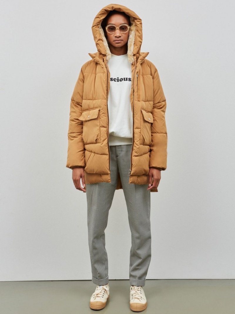 Embassy of Bricks Logs Lyndon Down Jacket brown sugar