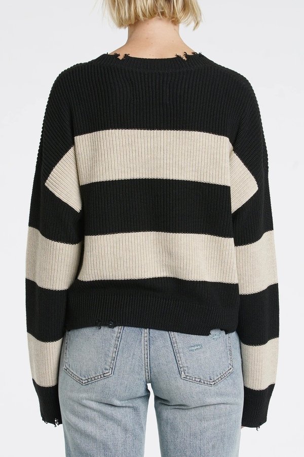 Pistola Eva Sweater - Black/Oatmeal Stripe Pistola Eva Sweater - Black/Oatmeal Stripe