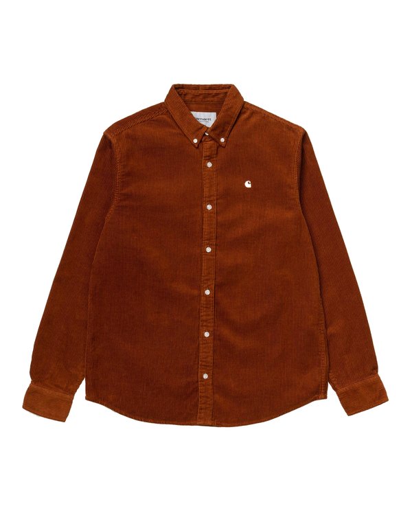 CARHARTT WIP Camisa LS Madison Cord - Brandy/Wax CARHARTT WIP Camisa LS Madison Cord - Brandy/Wax