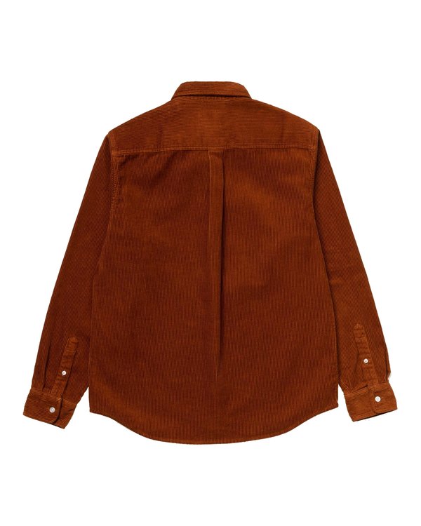 CARHARTT WIP Camisa LS Madison Cord - Brandy/Wax CARHARTT WIP Camisa LS Madison Cord - Brandy/Wax