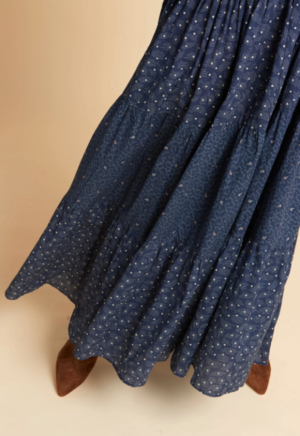 Warm Love St. Colonial Dress - Navy Warm Love St. Colonial Dress - Navy