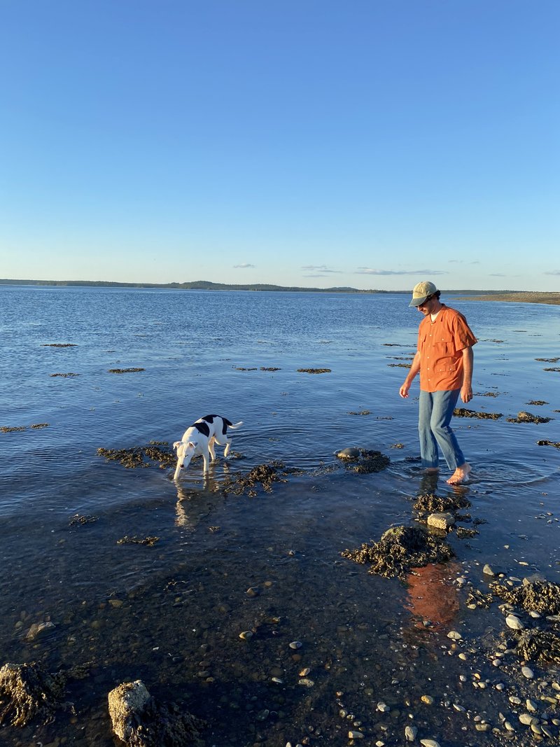 Tony Shirtmakers Japanese Tonal Seersucker Fly Fish & Hike Camp Shirt - Burnt Orange