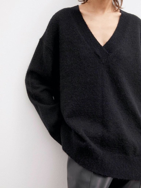 By Malene Birger Bisana Sweater - Black | Garmentory