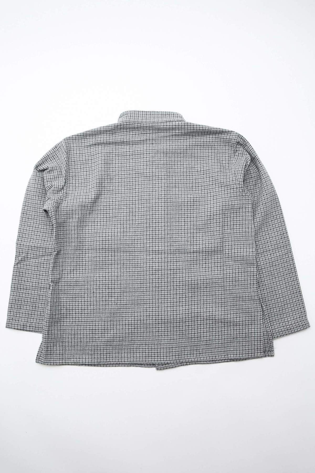 Engineered Garments Dayton Shirt - Grey Wool Poly Gunclub Check