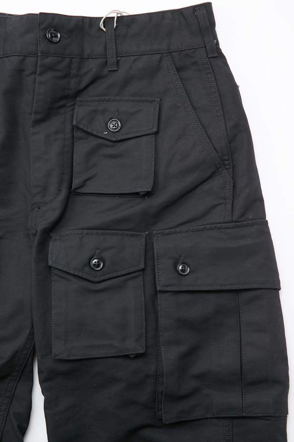 ENGINEERED GARMENTS　FA PANT Double Cloth Engineered Garments FA Pant in Cotton Double Cloth - Black