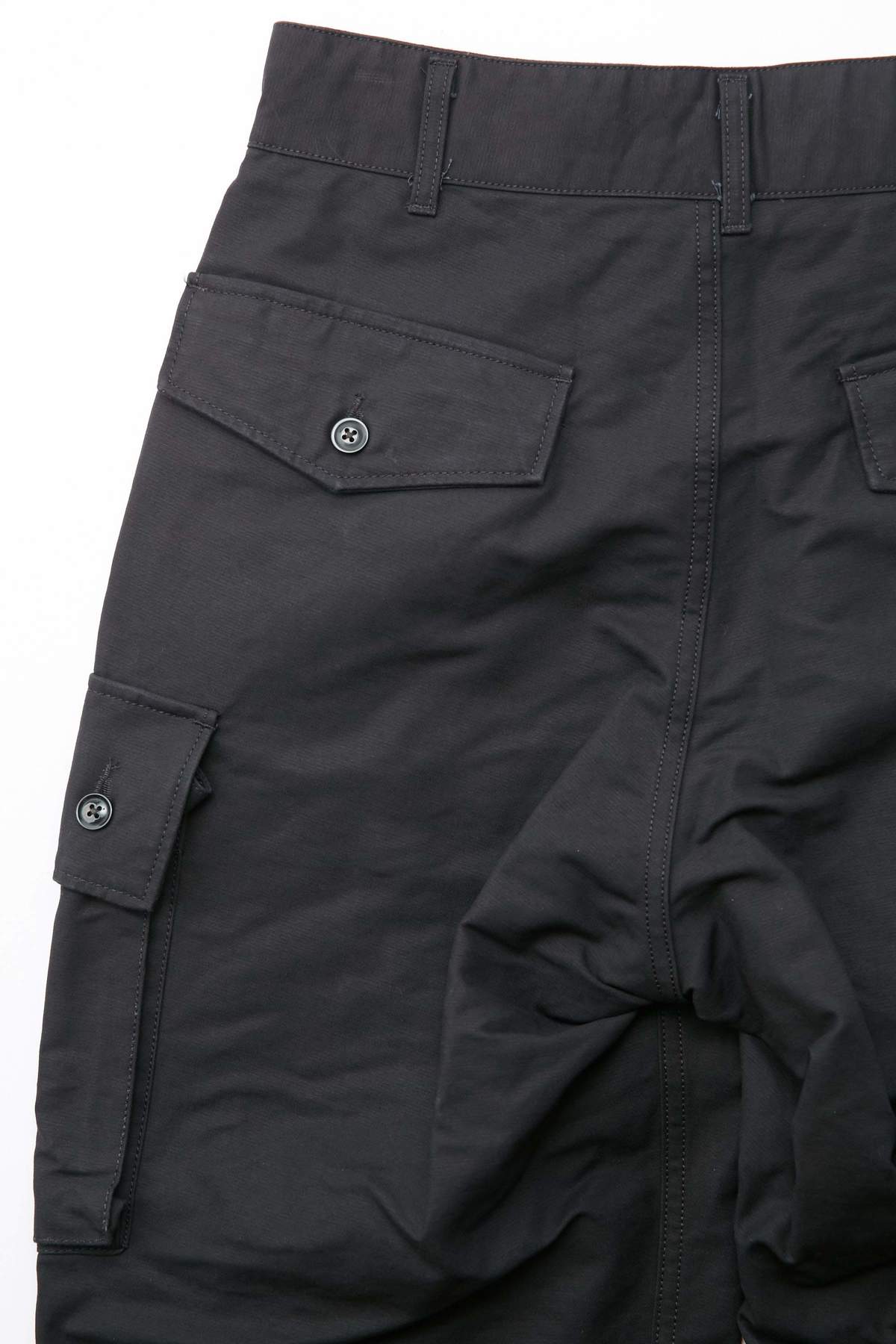 Engineered Garments FA Pant in Cotton Double Cloth - Black