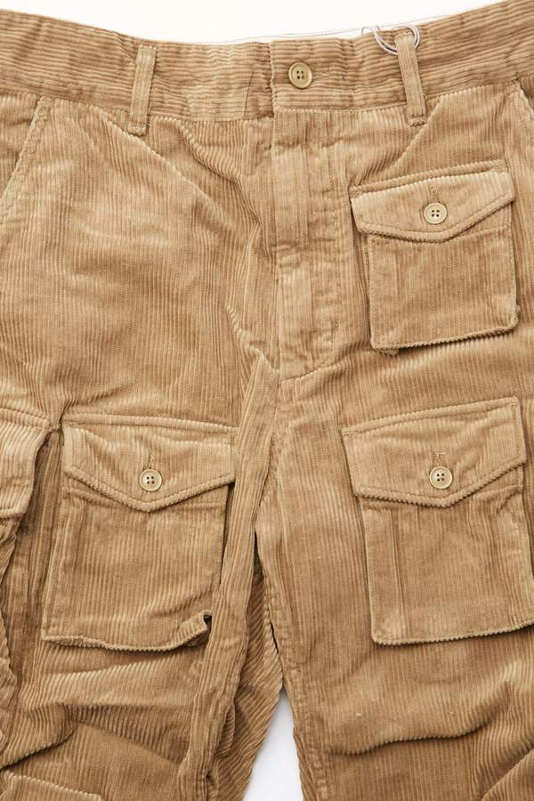 Engineered Garments FA Pant in 8W Corduroy - Khaki Engineered Garments FA Pant in 8W Corduroy - Khaki