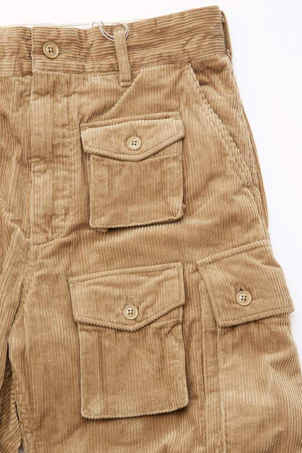 Engineered Garments FA Pant in 8W Corduroy - Khaki Engineered Garments FA Pant in 8W Corduroy - Khaki